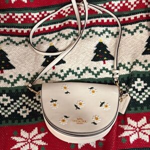 Coach Cream Daisy Crossbody Bag